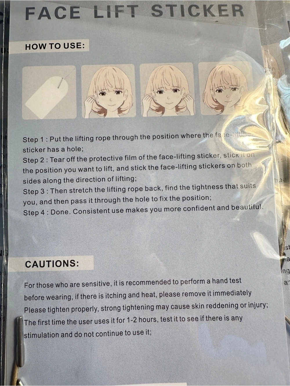 Face Lift Sticker Facial Lifting Sticker Kit Lot - Picture 2 of 8